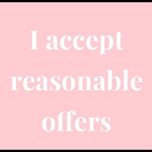 Any reasonable offers ❤️